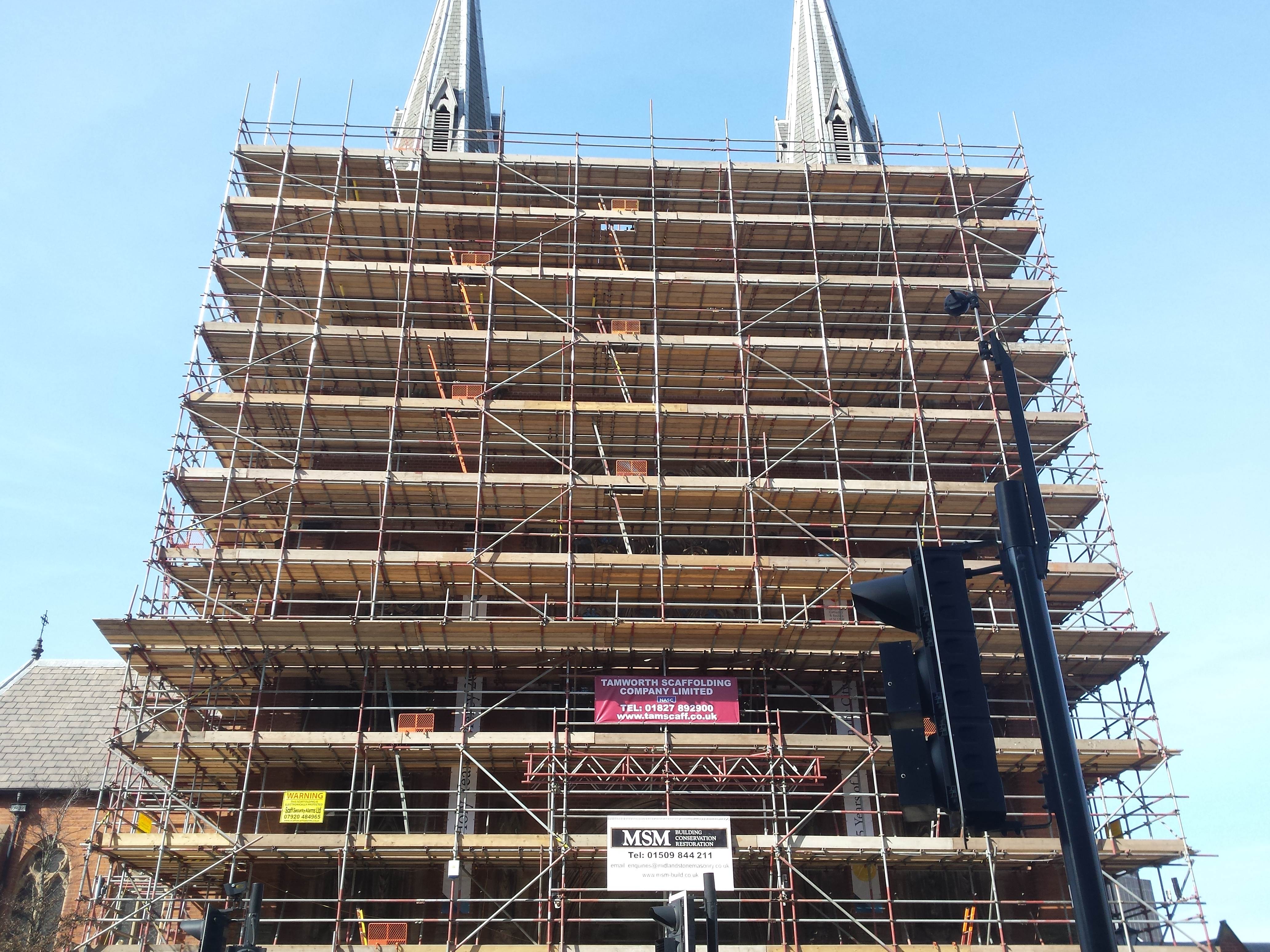Tamworth Scaffolding: St Chads Catholic Cathedral Birmingham - Heritage St Chads Catholic Cathedral Birmingham
