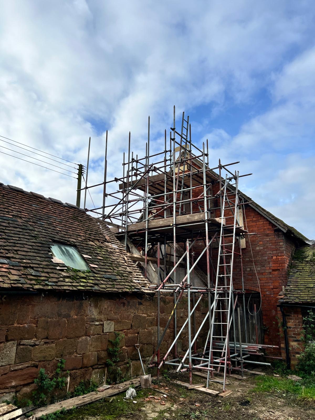 Grade II listed barn Maxstoke Warwickshire - Refurbishment - Heritage