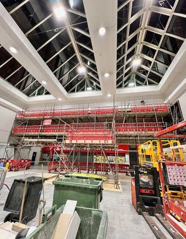 Tamworth Scaffolding: Saddlers Shopping Mall Walsall - Commercial Saddlers Shopping Mall Walsall