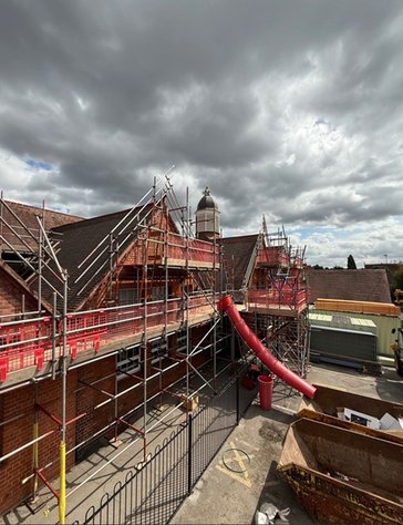 Tamworth Scaffolding: Conway Primary School - Sparkbrook  - Commercial Conway Primary School - Sparkbrook 