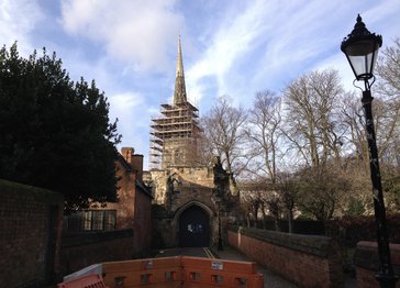 Tamworth Scaffolding: St Marys De Castro Church - Leicester - Heritage St Marys De Castro Church - Leicester
