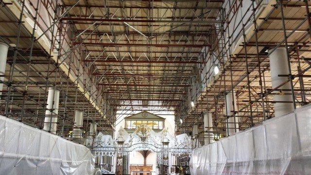 Tamworth Scaffolding: DERBY CATHEDRAL, IRON GATE, DERBY