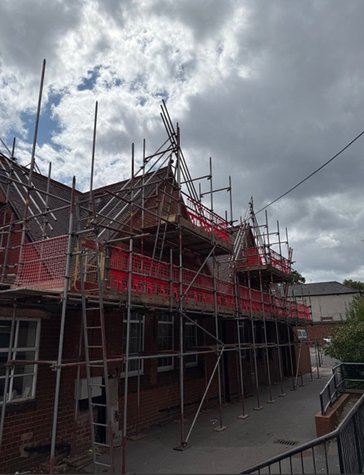 Tamworth Scaffolding: Conway Primary School - Sparkbrook - Commercial Conway Primary School - Sparkbrook
